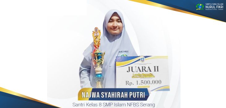 Santri SMPI Islam NFBS Serang Juara 2 Lomba Bercerita Tingkat Kabupaten Serang