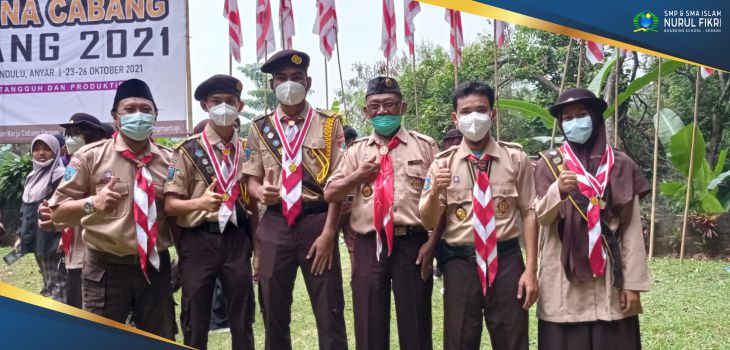 Tiga Santri NFBS Serang Meraih Penghargaan Pramuka Garuda Penegak