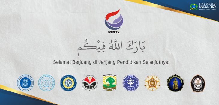 22 Santri SMA Islam NFBS Serang Lolos Seleksi SNMPTN 2022