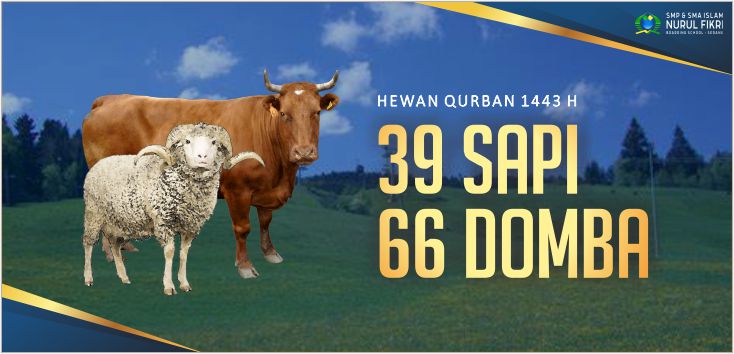 Keluarga Besar NFBS Serang Sebar Qurban 39 Sapi dan 66 Domba