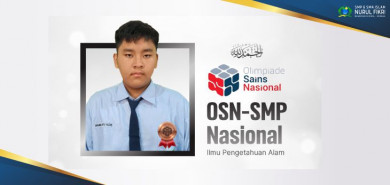 Santri SMP Islam NFBS Serang Raih Medali Perunggu dalam OSN Nasional 2022