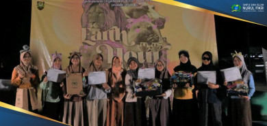 OLH Santri Putri SMA Islam NFBS Serang Gelar “Earth Hour”, Simbol Penyelamatan Bumi