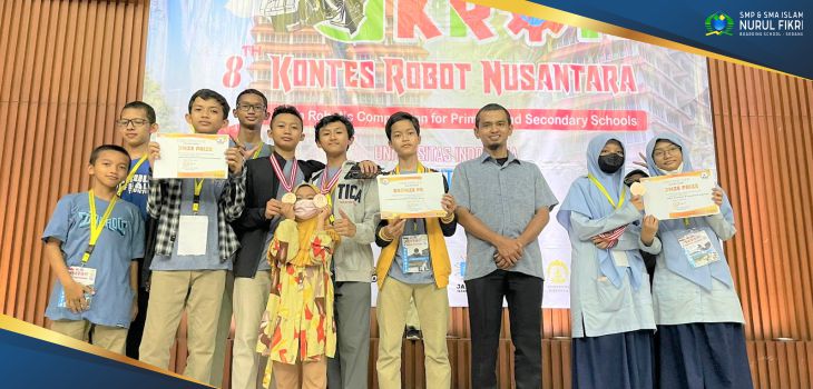 Hebat! Kontingen SMP Islam NFBS Serang Raih 3 Medali Perunggu dalam Ajang Robotik “KRON 2022”