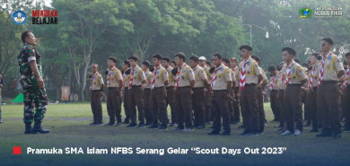 Pramuka SMAI NFBS Serang Gelar Perkemahan “Scout Days Out 2023” 