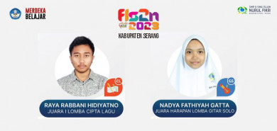 Luar Biasa, Santri SMAI NFBS Serang Juara 1 ‘Cipta Lagu’ di FLS2N Kabupaten Serang