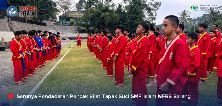 Seru! Pendadaran Ekskul Pencak Silat Tapak Suci SMPI NFBS Serang