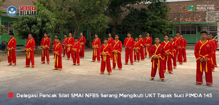 Pencak Silat SMAI NFBS Serang Kirim Delegasi ke UKT Tapak Suci PIMDA 145 Kab. Serang