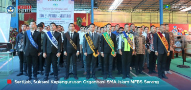 Sertijab, Suksesi Kepengurusan Organisasi Siswa SMA Islam NFBS Serang