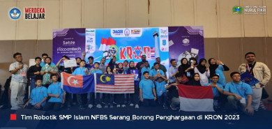Luar Biasa! Tim Robotik SMP Islam NFBS Serang Borong Penghargaan dalam Event ‘KRON 2023’