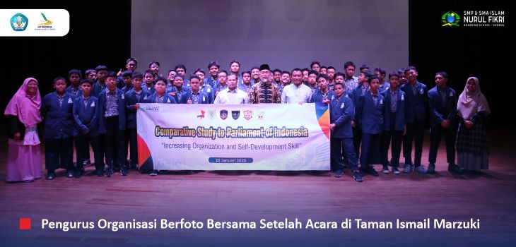 Punggawa Organisasi Santri SMPI NFBS Serang Berkunjung ke TIM dan Perpusnas RI, Belajar Apa?