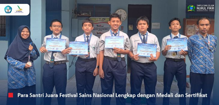 Dahsyat! 9 Medali diborong Kontingen SMPI NFBS Serang dari Ajang Lomba Sains Provinsi Banten