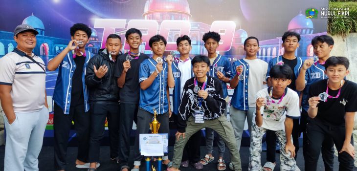 Semakin Menyala, Tim Basket SMPI NFBS Serang Raih Juara 2 Kompetisi di Luar Provinsi Banten