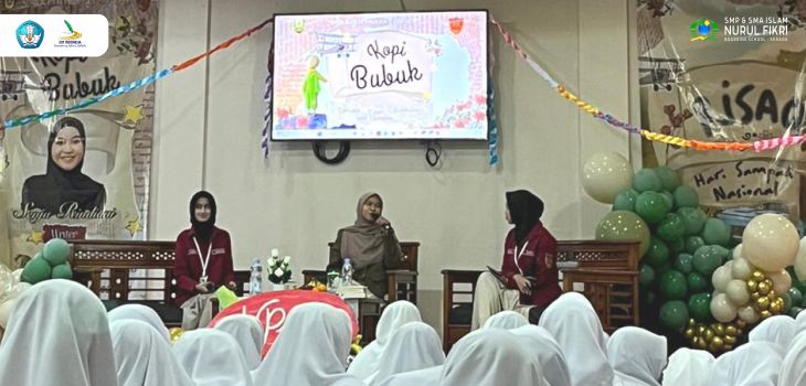 Penulis Buku dan Influencer Muda Berbakat Sambangi SMAI NFBS Serang