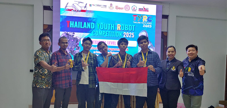 Solusi Sampah Perkotaan Antarkan Tim Robotik NFBS Serang Raih Emas di Thailand!