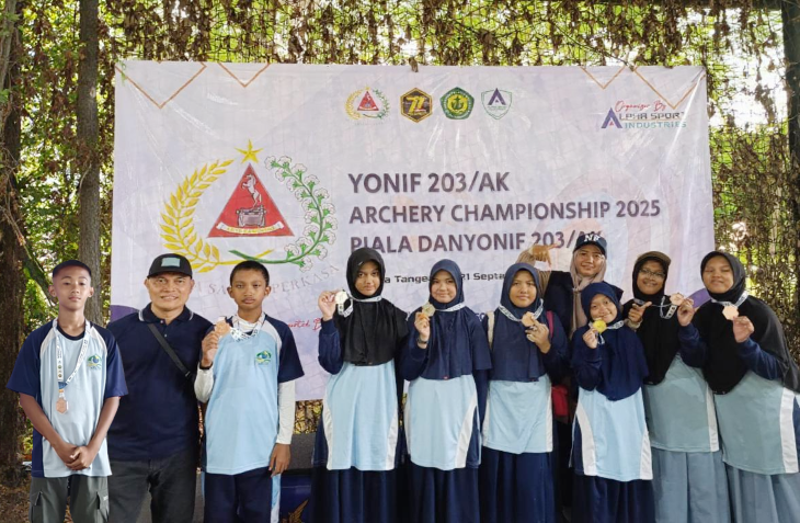 NFBS Serang Ukir Prestasi Panahan di HUT Yonif 203/AK