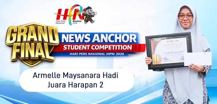Siswi SMP Islam NFBS Raih Juara Harapan 2 pada NEWS ANCHOR STUDENT COMPETITION HPN 2026