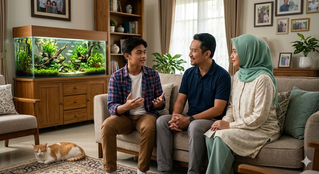 Seni Bicara Jujur: Trik Ampuh Curhat Tanpa Bikin Ortu "Meledak"